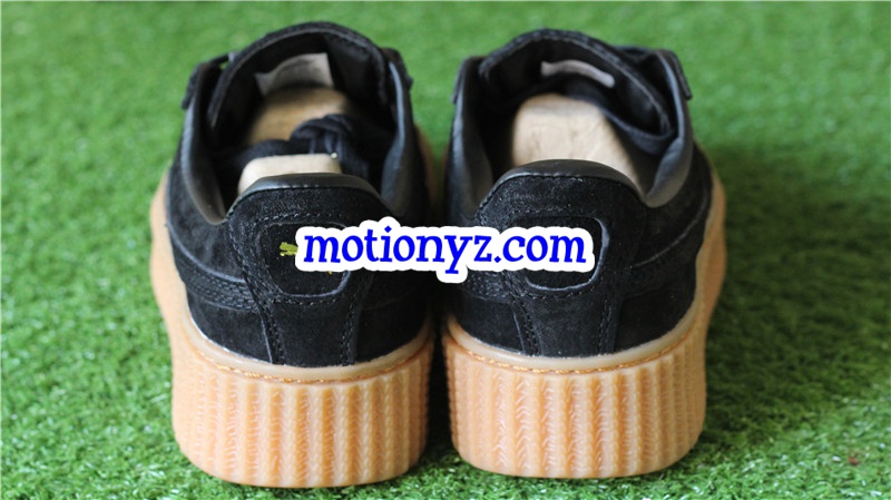 Puma Fenty Rihanna Creeper Low Black Yellow